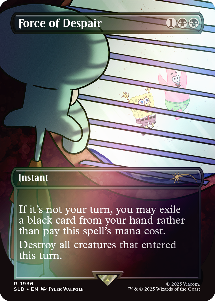 SECRET LAIR X SPONGEBOB SQUAREPANTS: INTERNET SENSATION FOIL EDITION