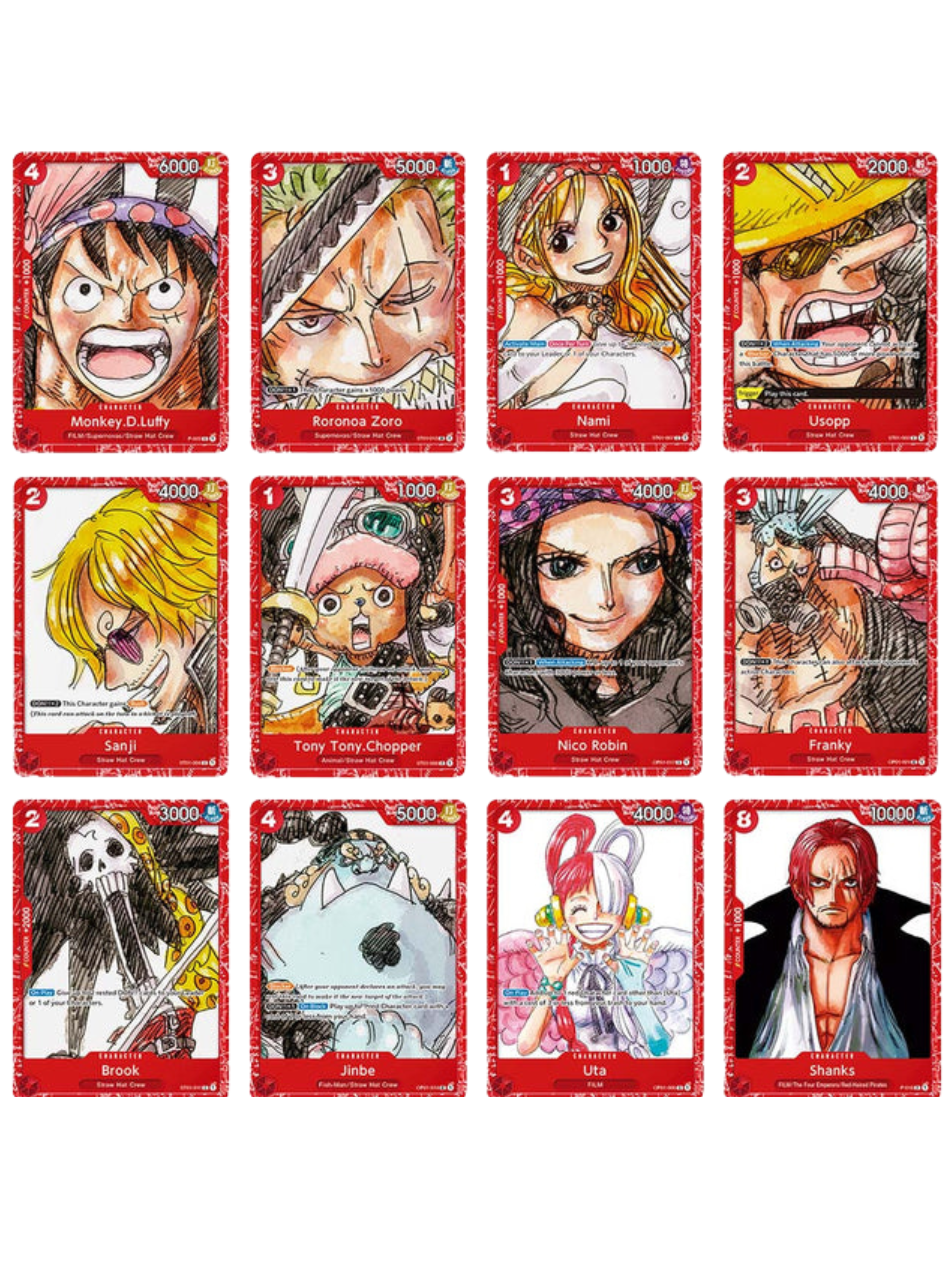 One Piece Tcg: Premium Card Collection - Film Red Edition