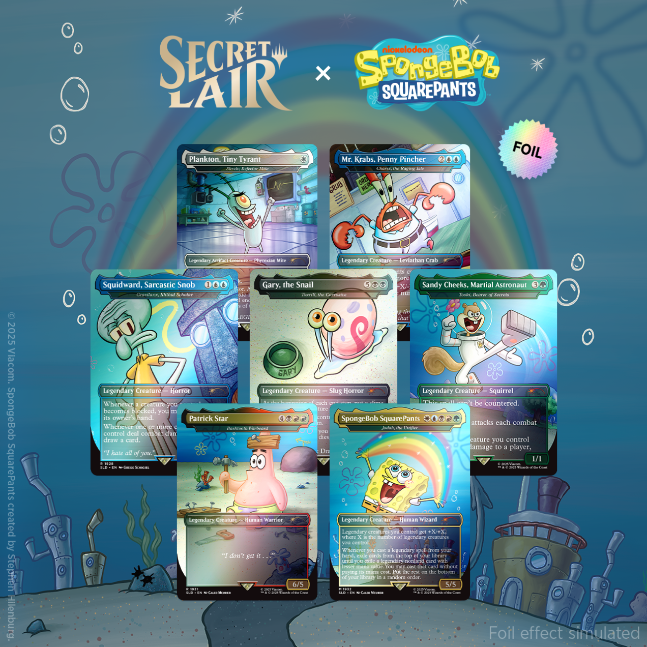 SPONGEBOB SQUAREPANTS BUNDLE FOIL EDITION
