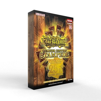 PREVENTA - Yu-Gi-Oh! TCG "Quarter Century Stampede" Retail Tuck Box Display 10ct.