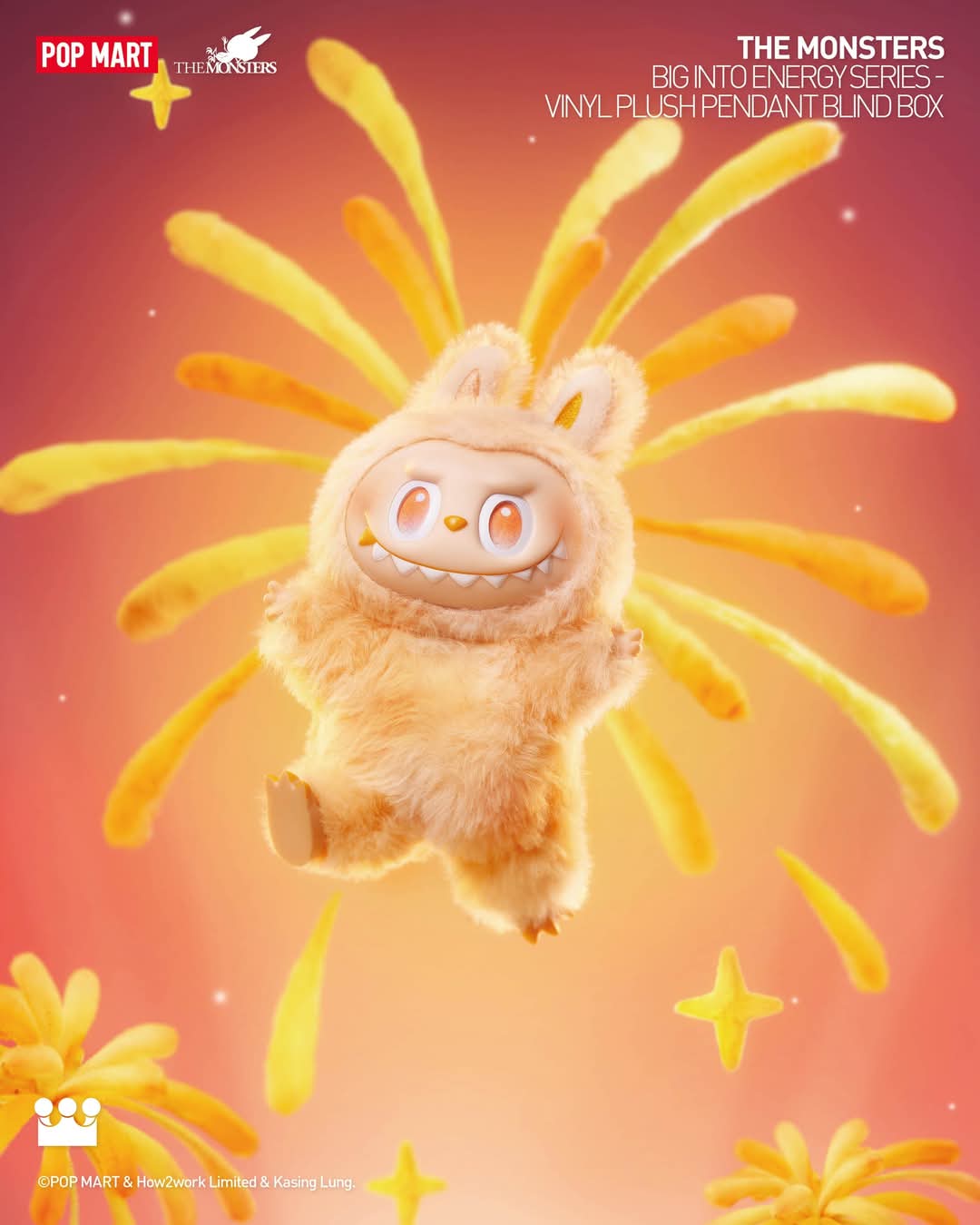 POP MART The monsters - Big into Energy - Labubu V3