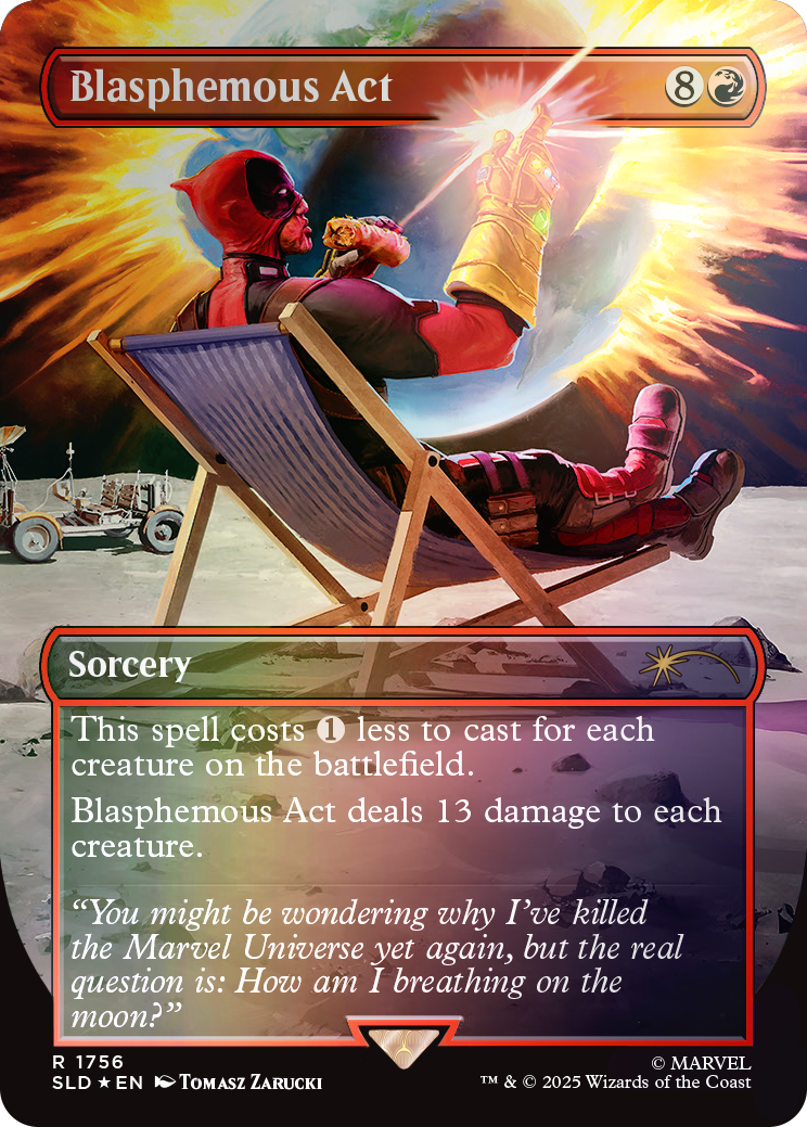 SECRET LAIR X MARVEL'S DEADPOOL FOIL EDITION