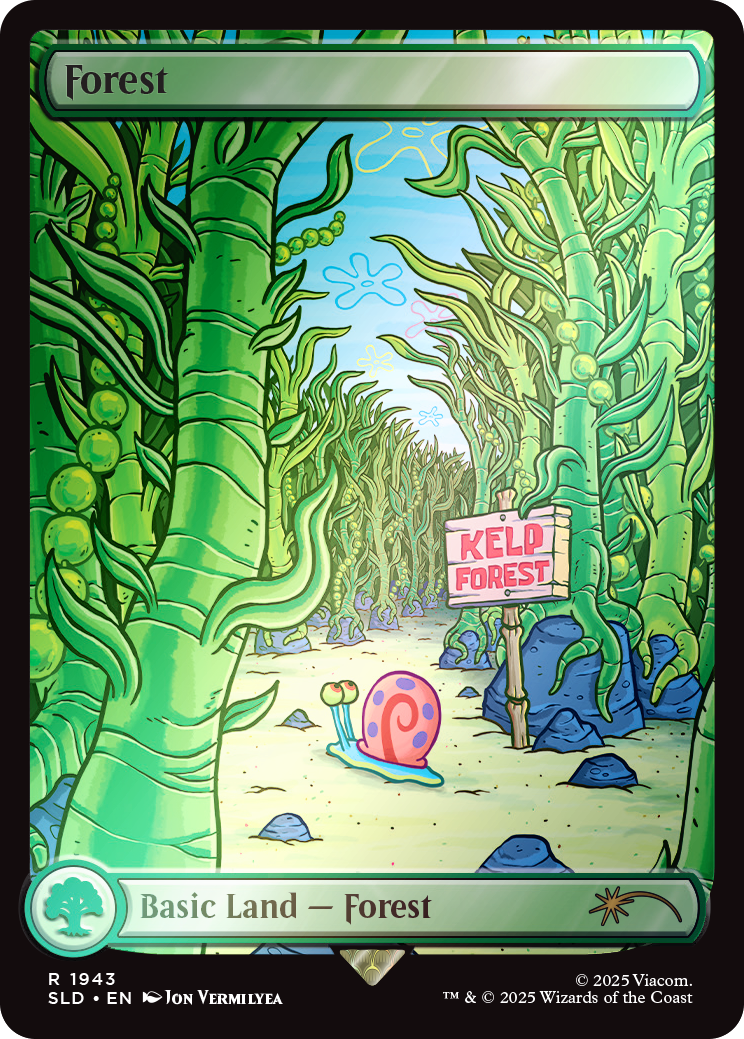 SECRET LAIR X SPONGEBOB SQUAREPANTS: LANDS UNDER THE SEA FOIL EDITION