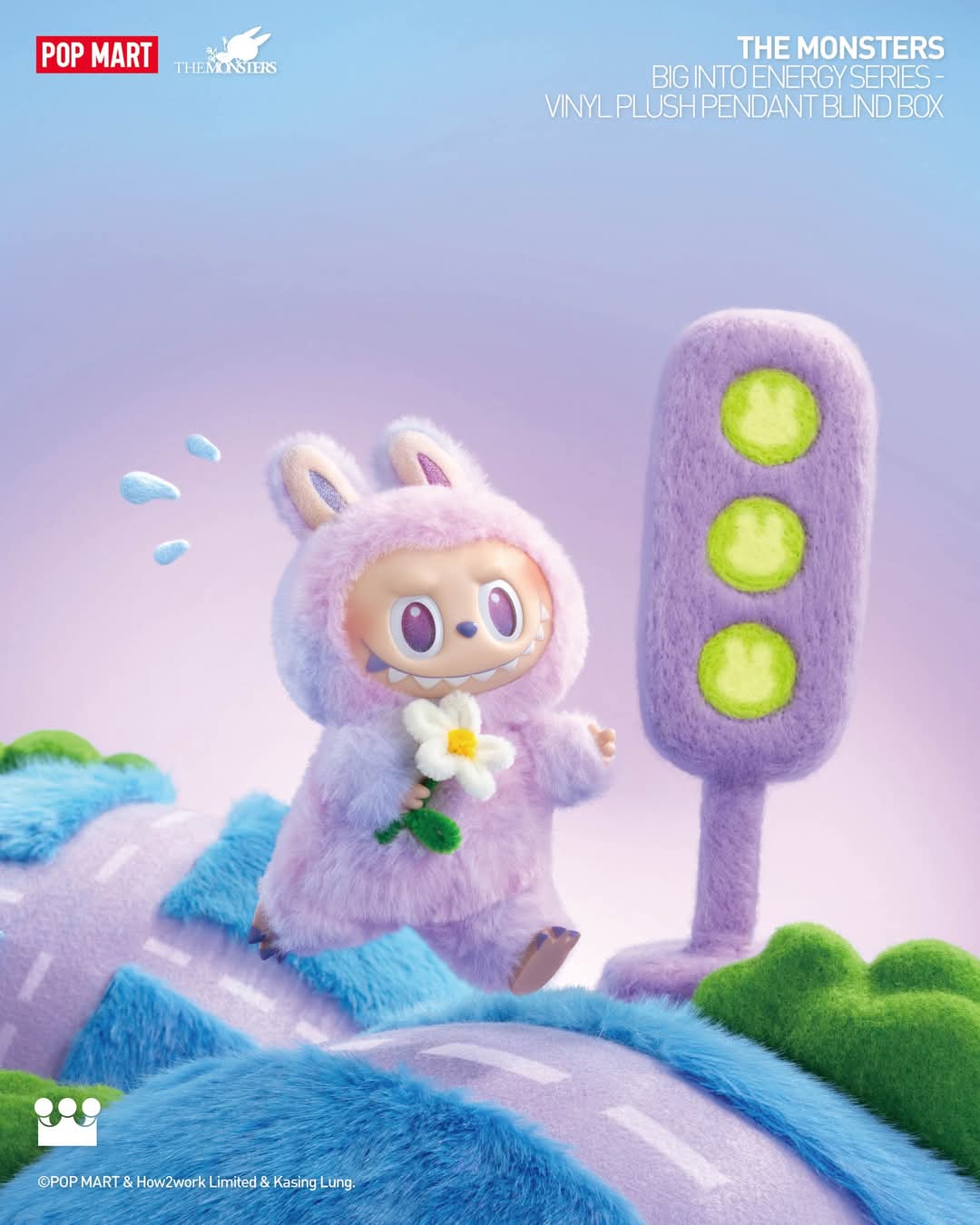 POP MART The monsters - Big into Energy - Labubu V3