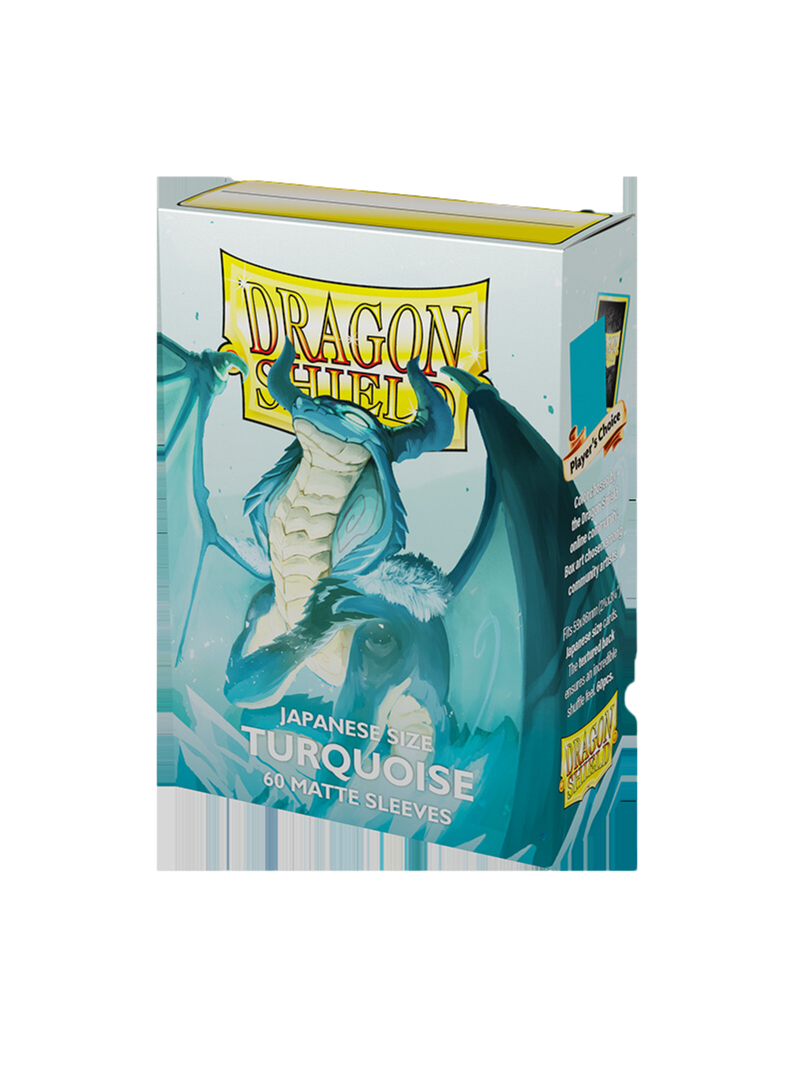 Micas Dragon Shield: Japanese Matte Turquoise 