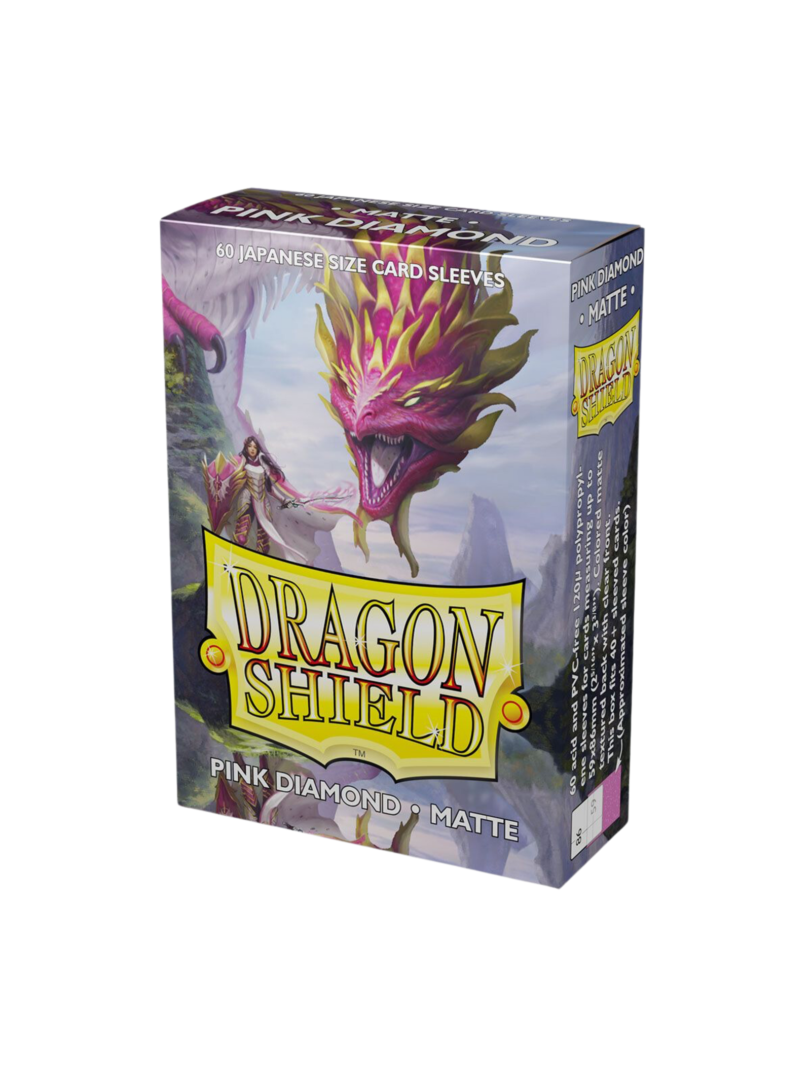 Micas Dragon Shield: Japanese Matte Pink Diamond 