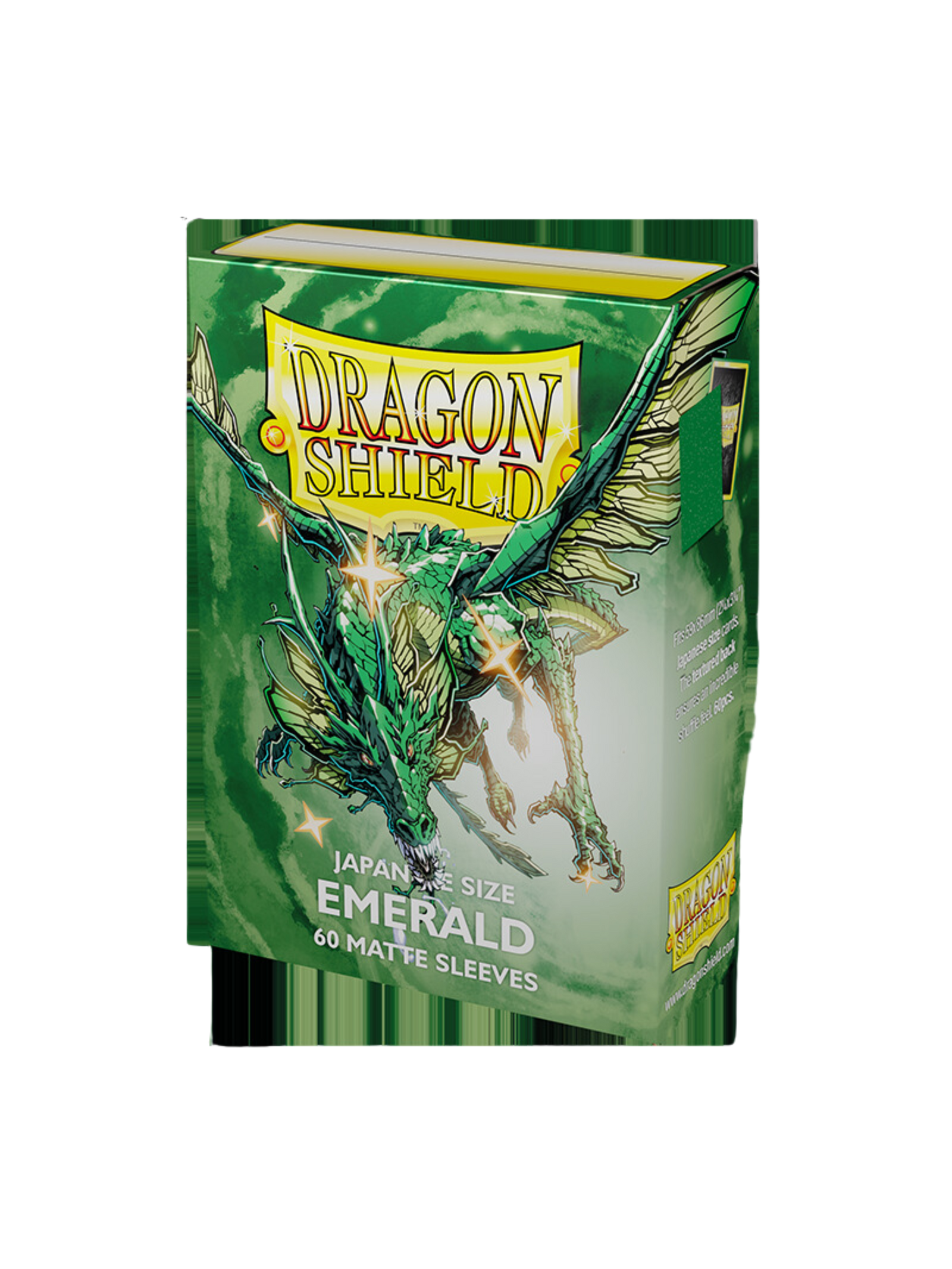 Micas Dragon Shield: Japanese Matte Emerald 60ct.