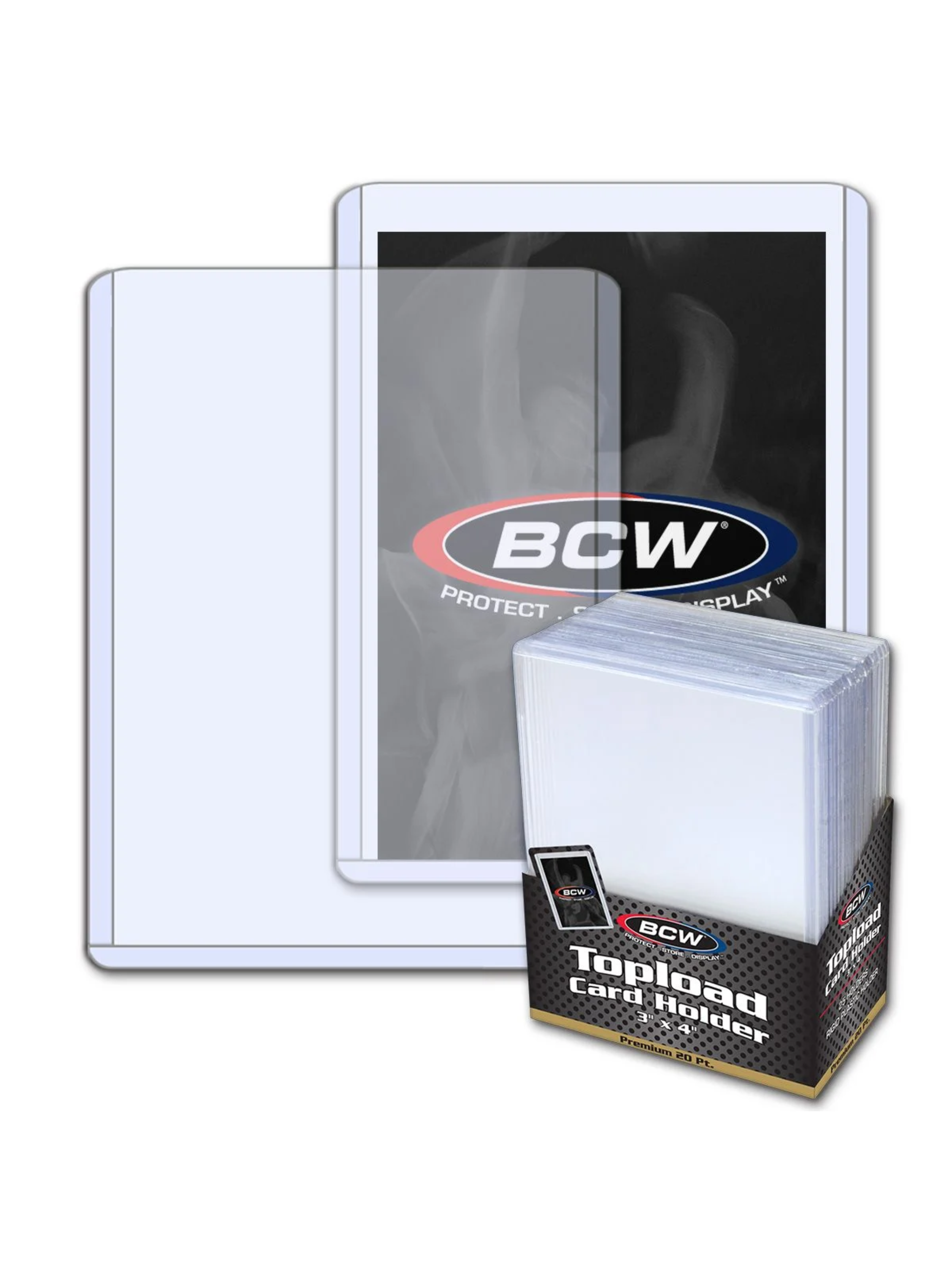 Protector de Cartas BCW- 3x4 Topload Card Holder - Premium