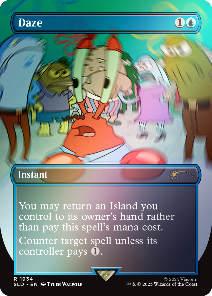 SECRET LAIR X SPONGEBOB SQUAREPANTS: INTERNET SENSATION FOIL EDITION