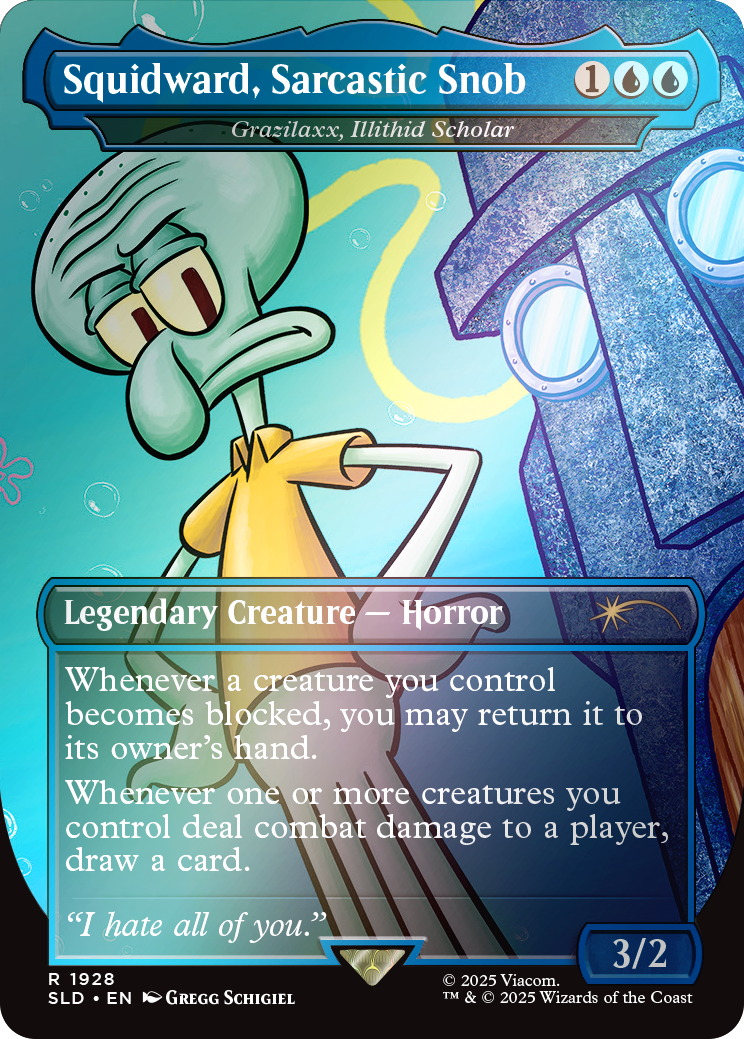SECRET LAIR X SPONGEBOB SQUAREPANTS: LEGENDS OF BIKINI BOTTOM FOIL EDITION