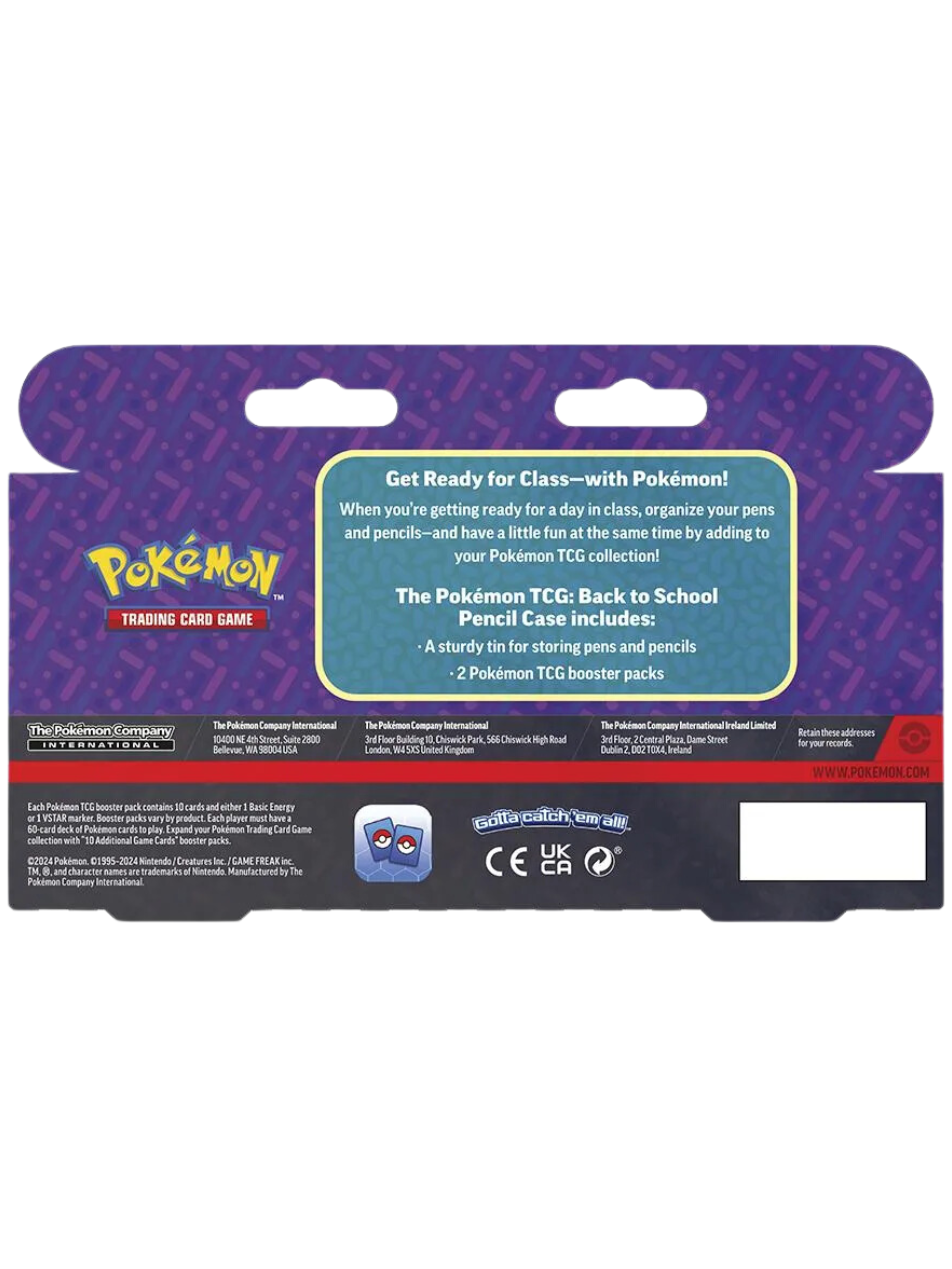 Pokemon Back to School Pencil Case 2024