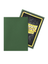 Micas Dragon Shield: Standard Matte Forest Green 100ct.