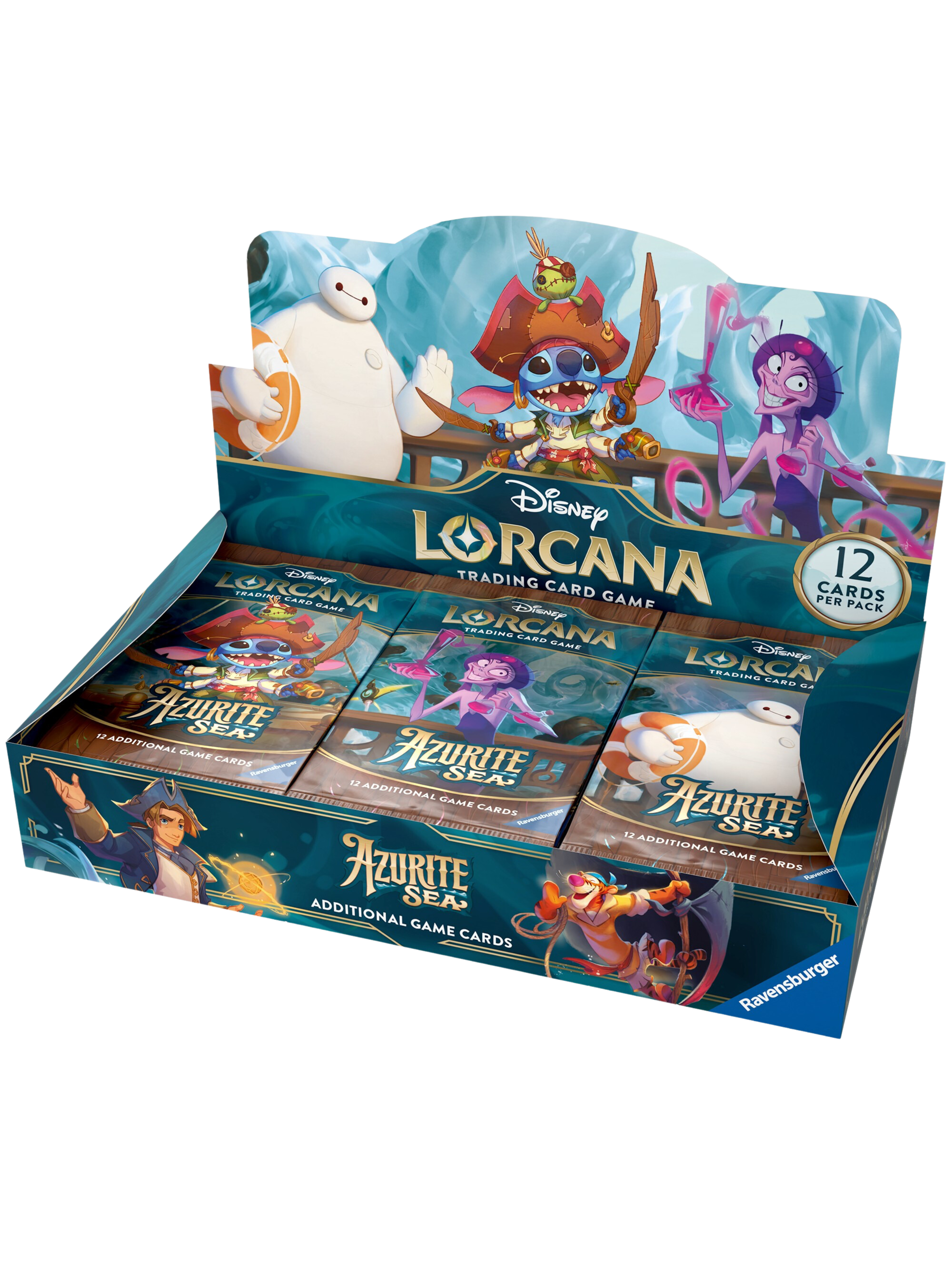 Lorcana Booster set 6 "Azurite Sea" caja con 24 sobres