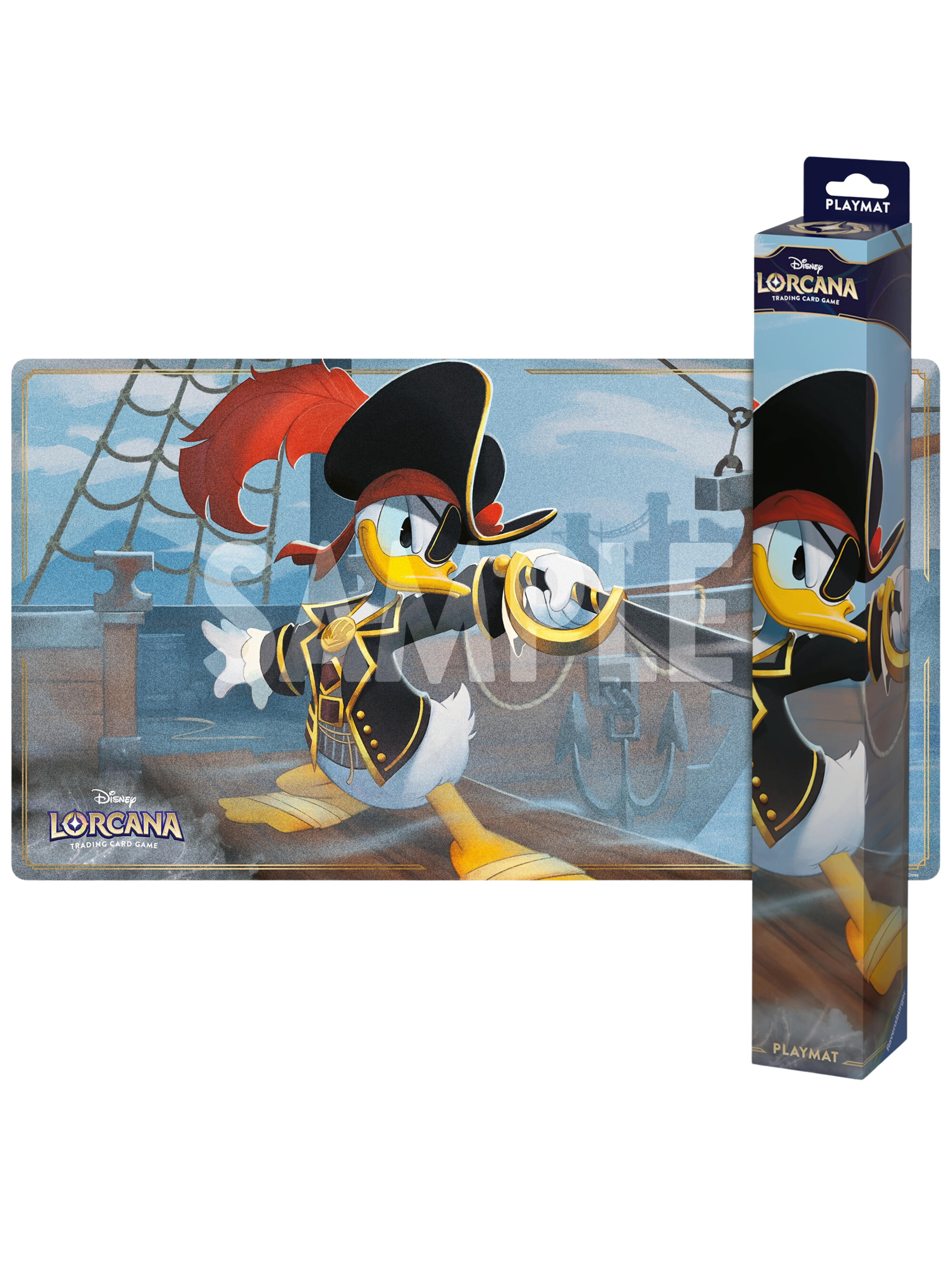 Lorcana set 6 "Azurite Sea" Playmat (Donald Duck Buccaner)