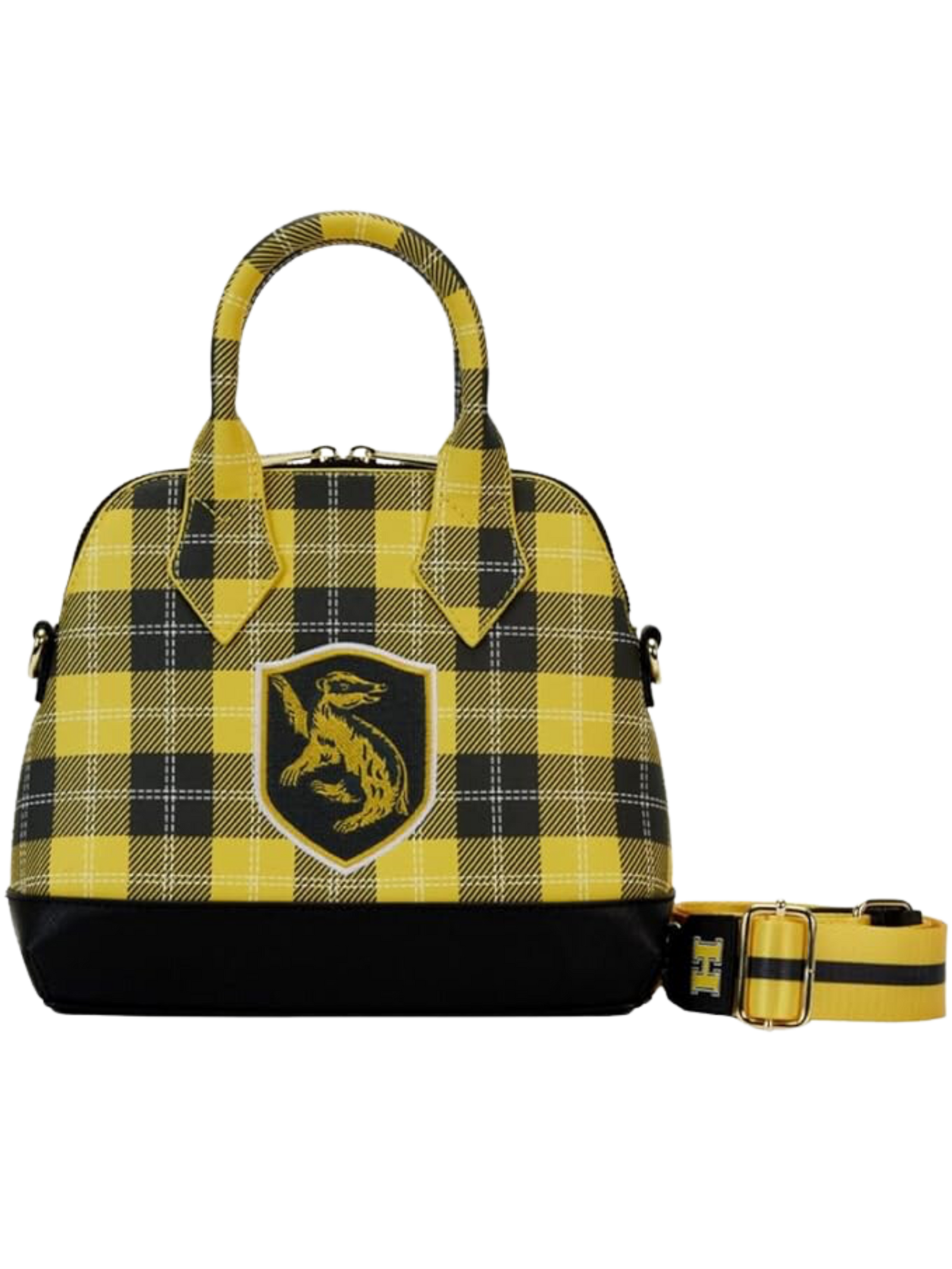 Loungefly Harry Potter - Varsity Hufflepuff Plaid Bolso Cruzado