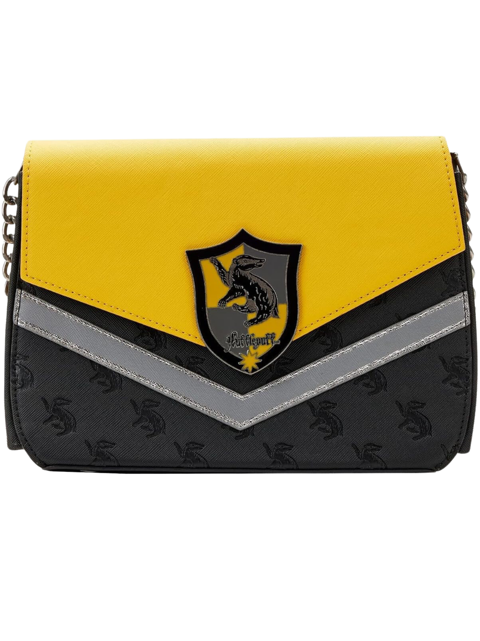 Loungefly Harry Potter Hufflepuff bolsa de mano con cadena