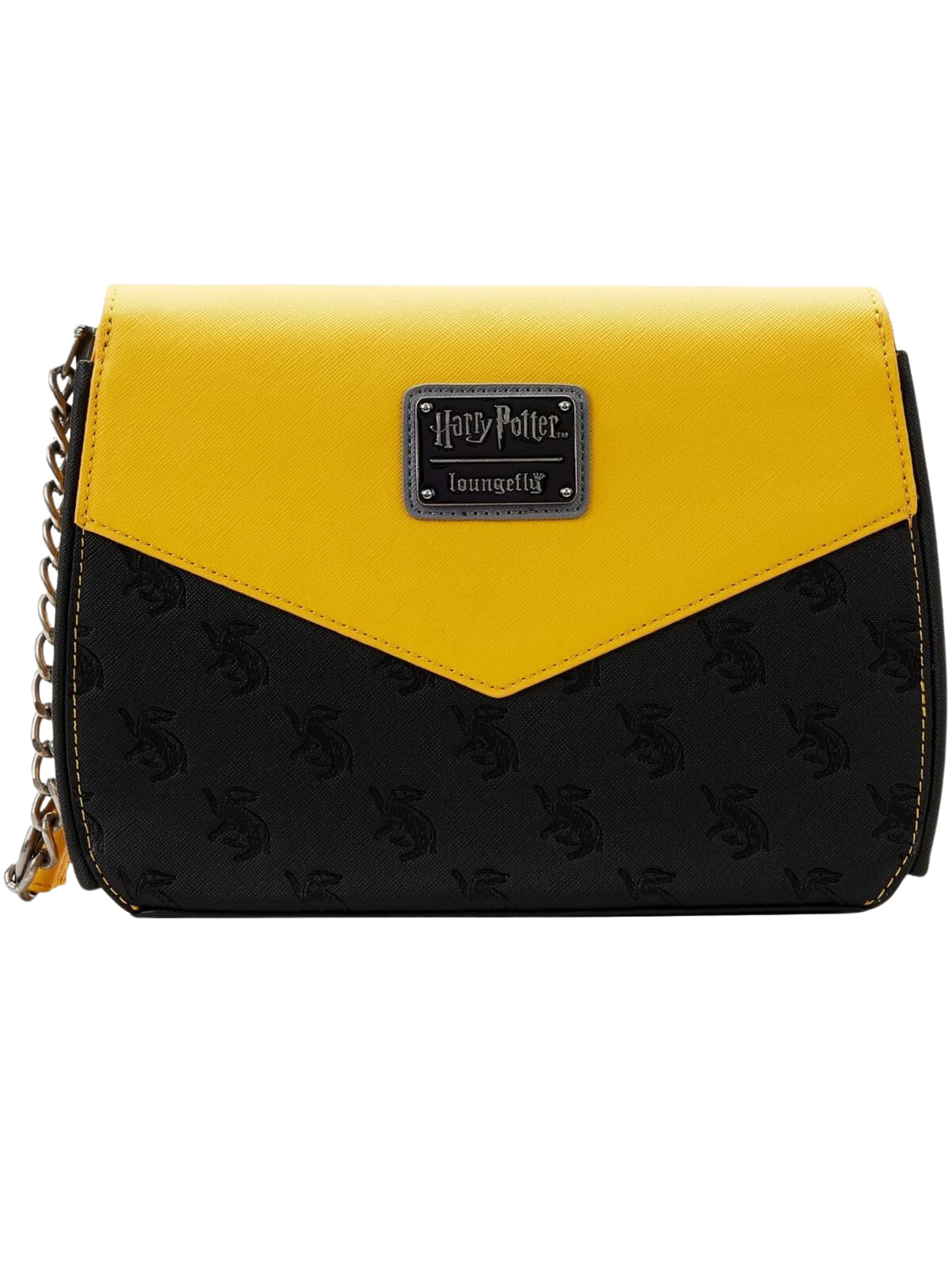 Loungefly Harry Potter Hufflepuff bolsa de mano con cadena