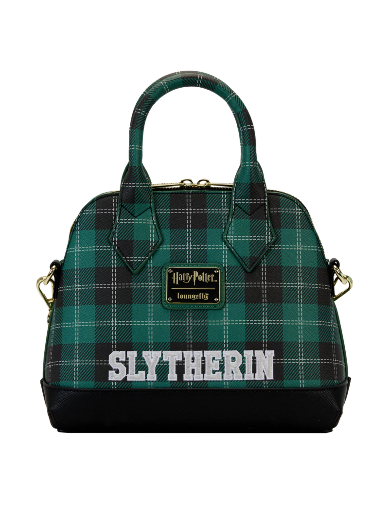 Loungefly Harry Potter - Varsity Slytherin Plaid Bolso Cruzado