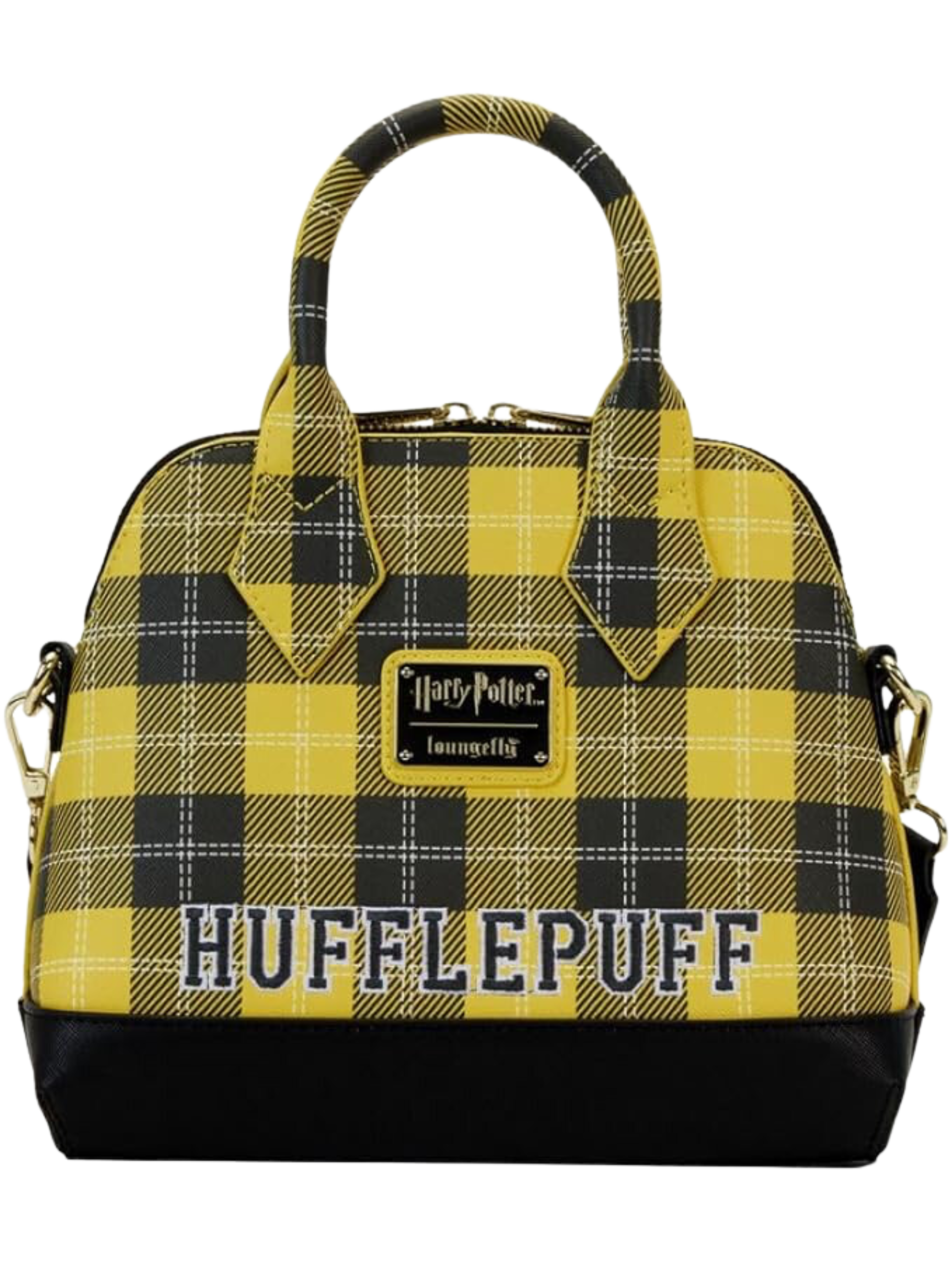 Loungefly Harry Potter - Varsity Hufflepuff Plaid Bolso Cruzado