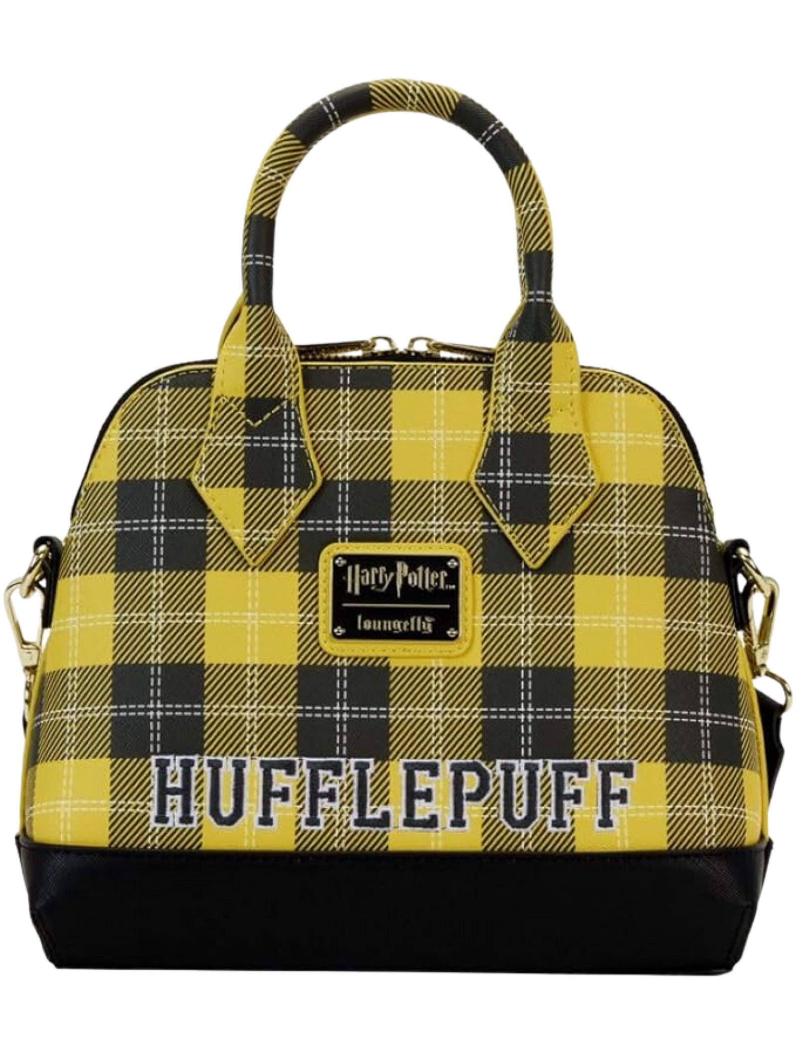 Loungefly Harry Potter - Varsity Hufflepuff Plaid Bolso Cruzado