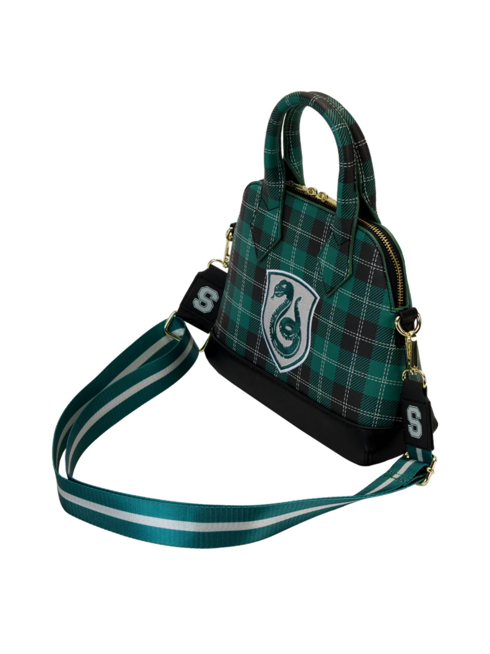 Loungefly Harry Potter - Varsity Slytherin Plaid Bolso Cruzado