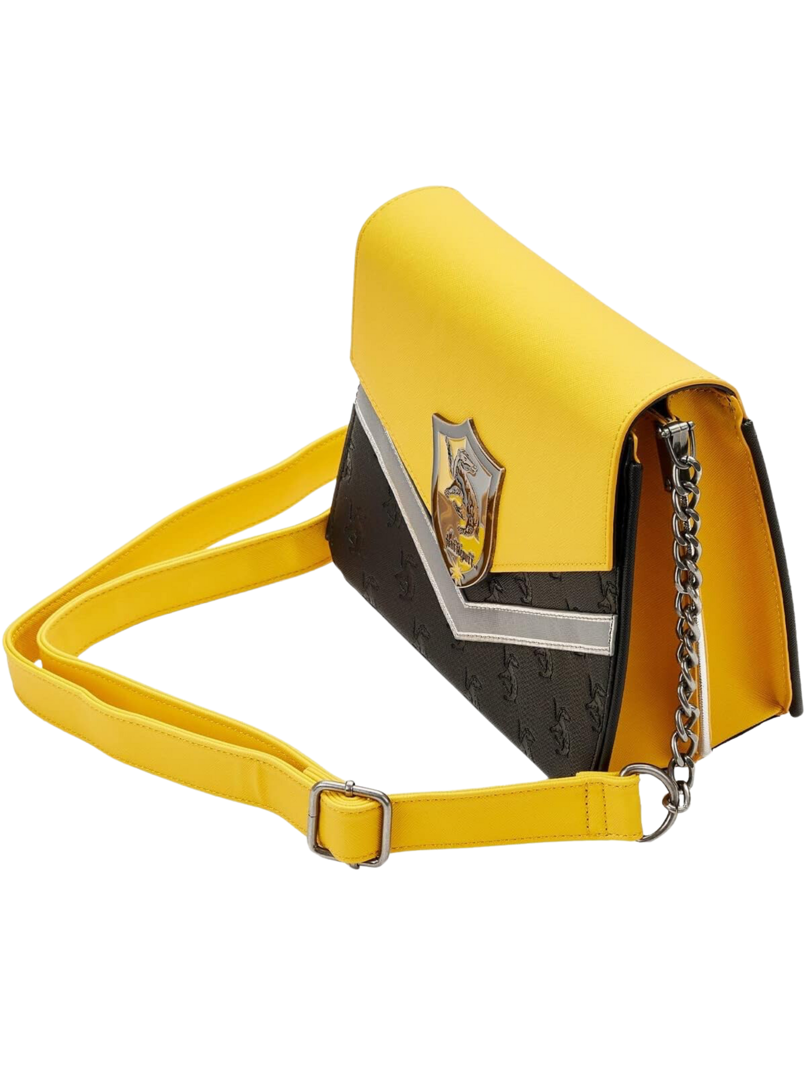 Loungefly Harry Potter Hufflepuff bolsa de mano con cadena