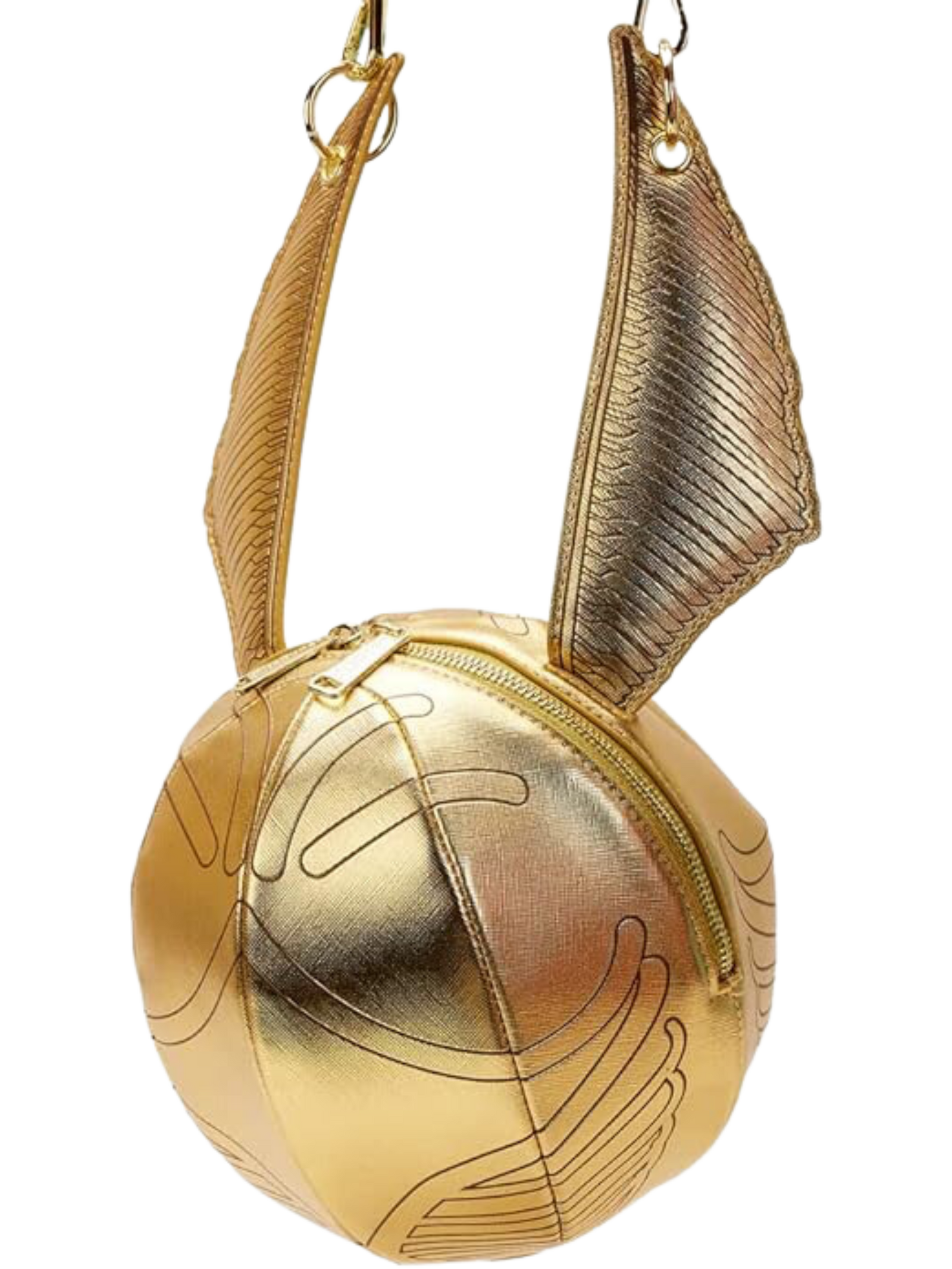 Loungefly Harry Potter Golden Snitch Figural bolsa de mano