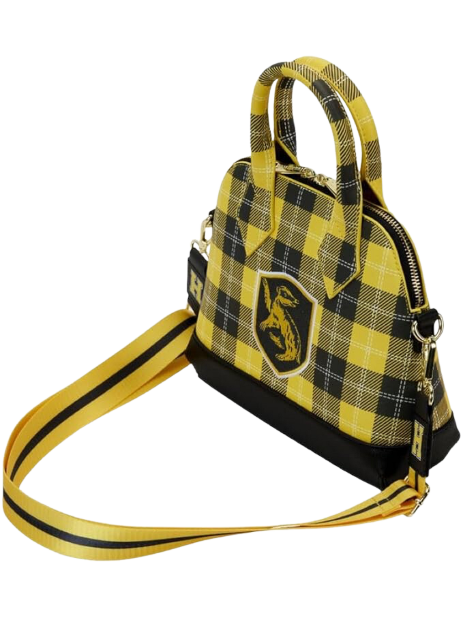 Loungefly Harry Potter - Varsity Hufflepuff Plaid Bolso Cruzado