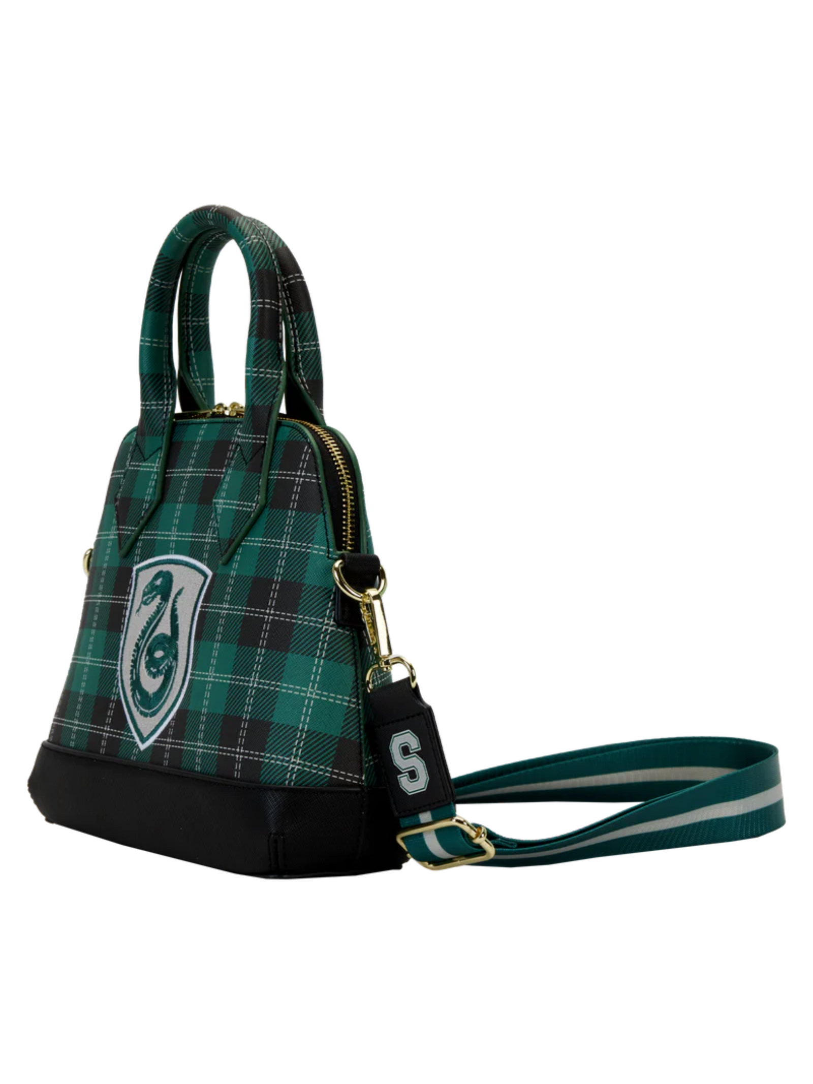 Loungefly Harry Potter - Varsity Slytherin Plaid Bolso Cruzado