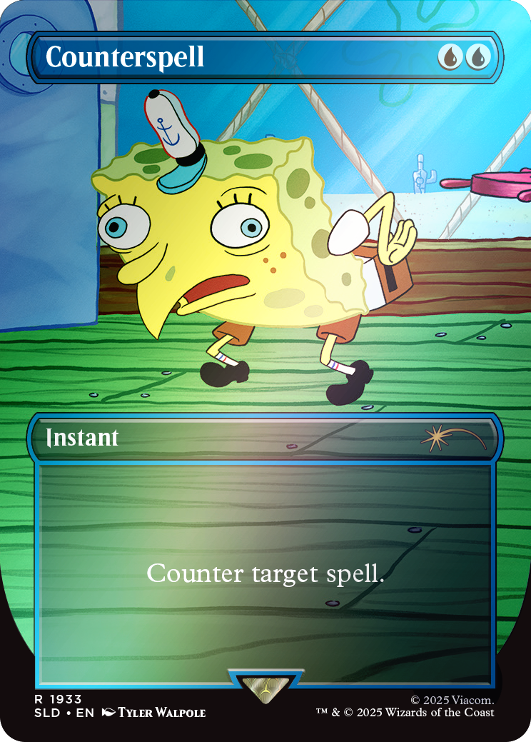 SECRET LAIR X SPONGEBOB SQUAREPANTS: INTERNET SENSATION FOIL EDITION