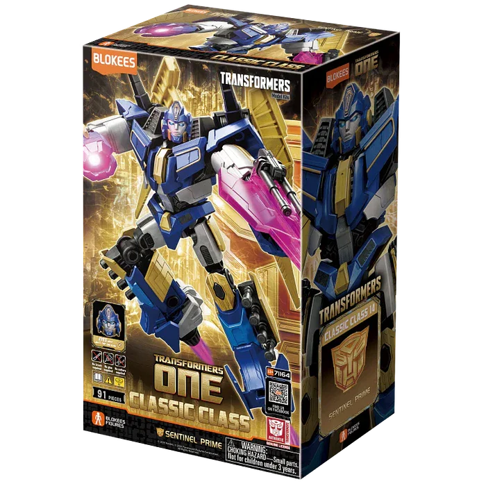 PREVENTA - Blokees - Figuras Transformers Clásico - "Clase 14  Sentinel Prime" (Transformers ONE 2024)