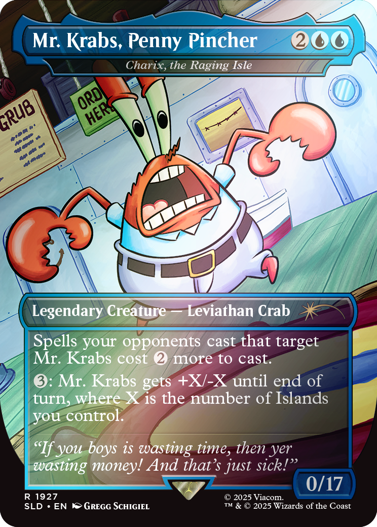 SECRET LAIR X SPONGEBOB SQUAREPANTS: LEGENDS OF BIKINI BOTTOM FOIL EDITION