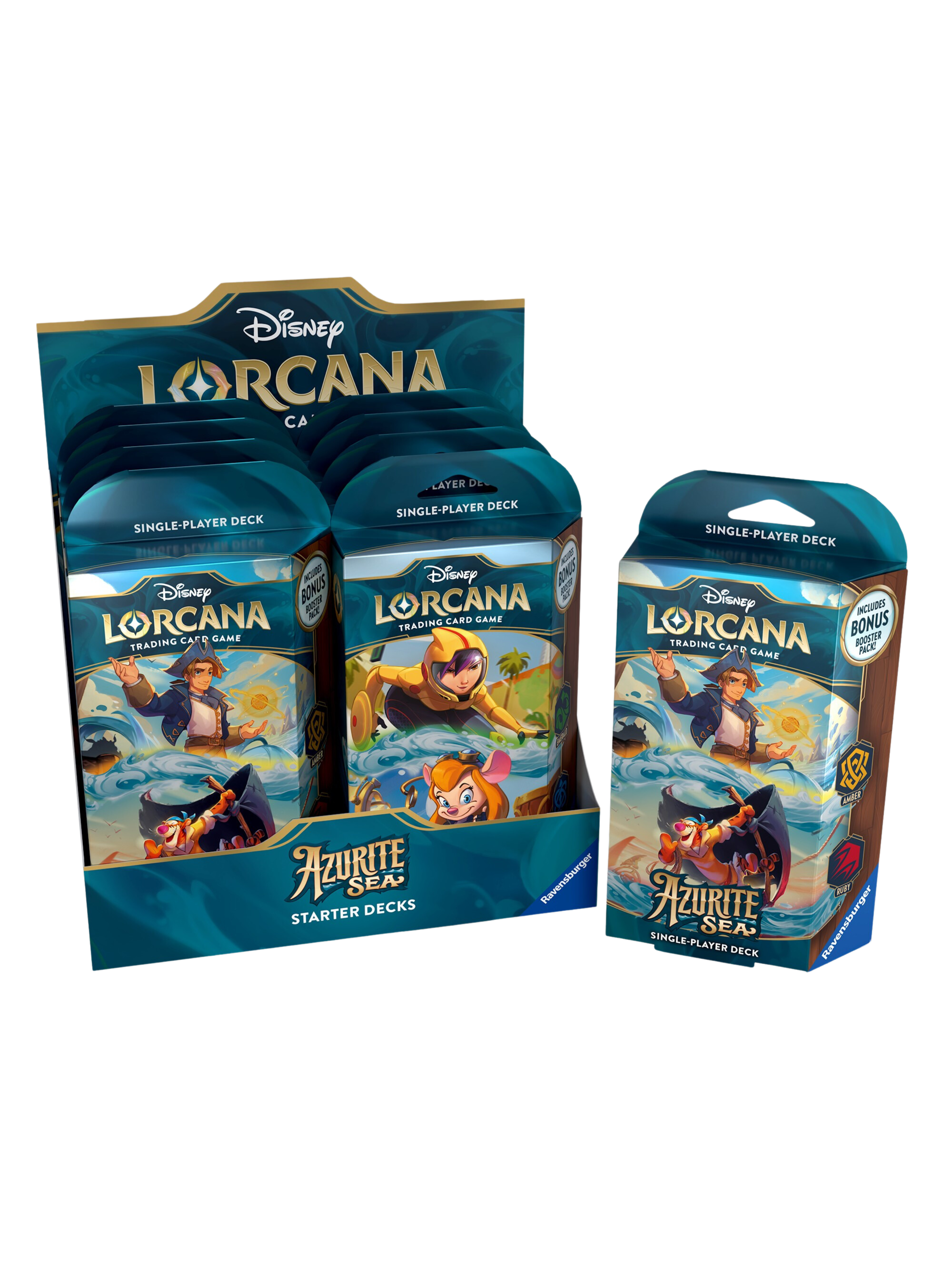 Lorcana Starter set 6 "Azurite Sea" Display c/ 8 decks