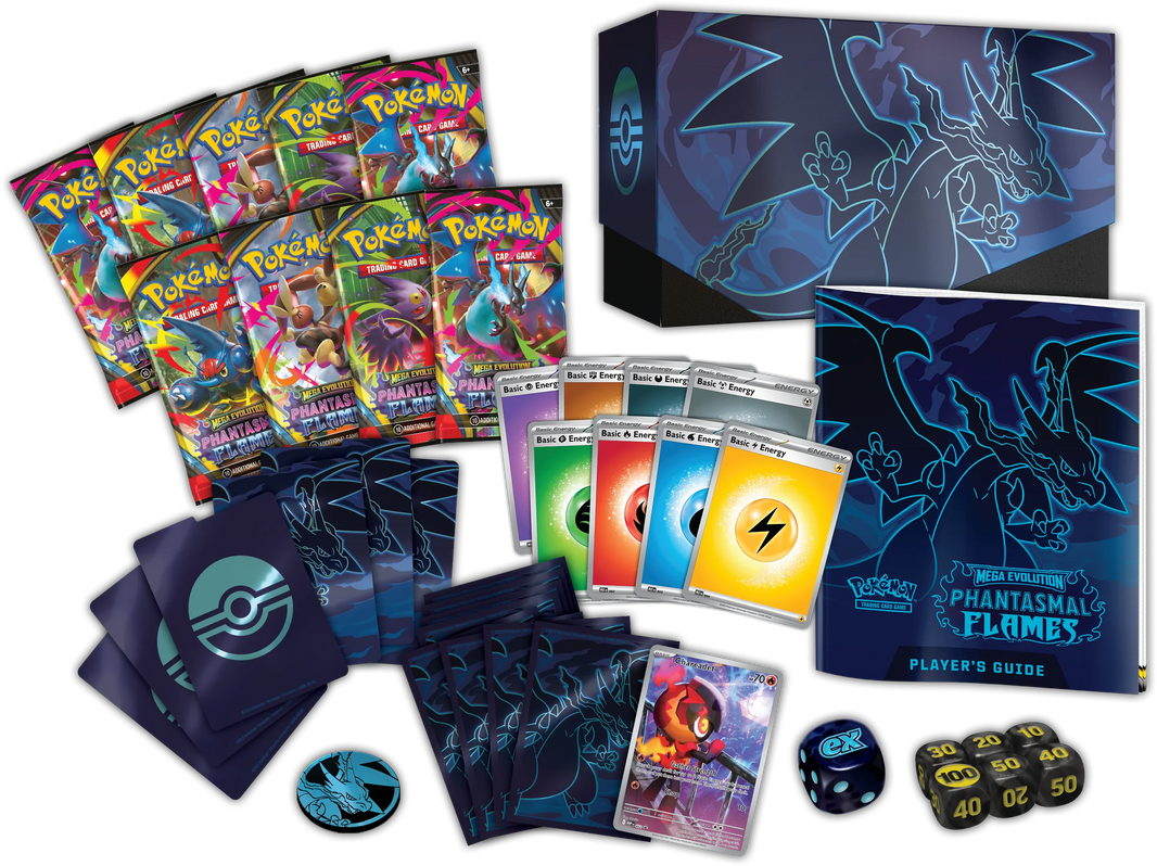 Pokemon TCG: Mega Evolution Phantasmal Flames ETB