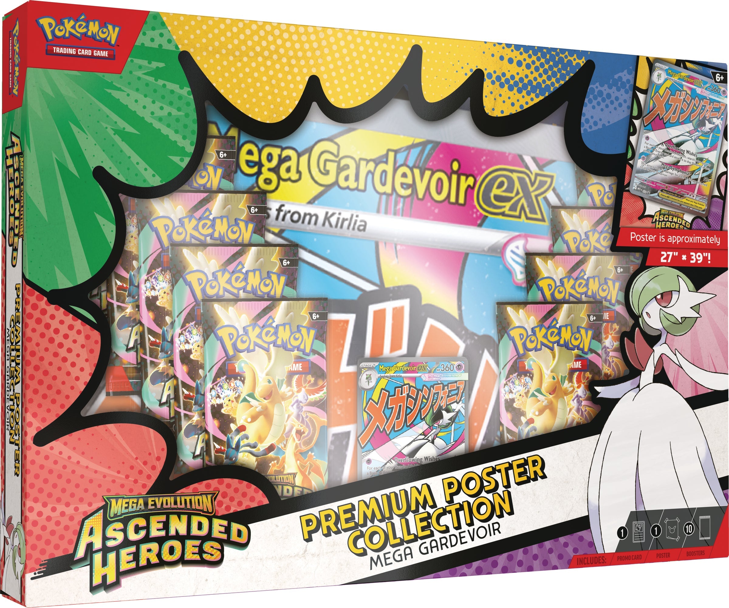 Pokemon TCG: Mega Evolution Ascended Heroes - Premium Poster Collection - PREVENTA