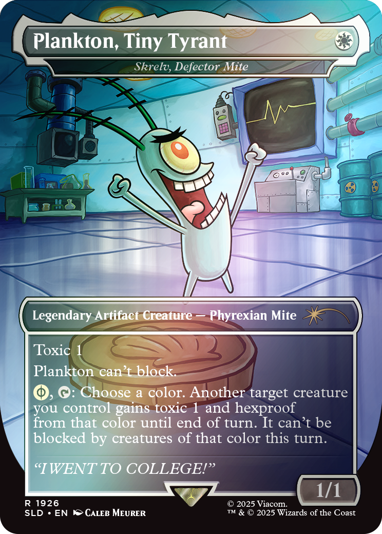 SECRET LAIR X SPONGEBOB SQUAREPANTS: LEGENDS OF BIKINI BOTTOM FOIL EDITION