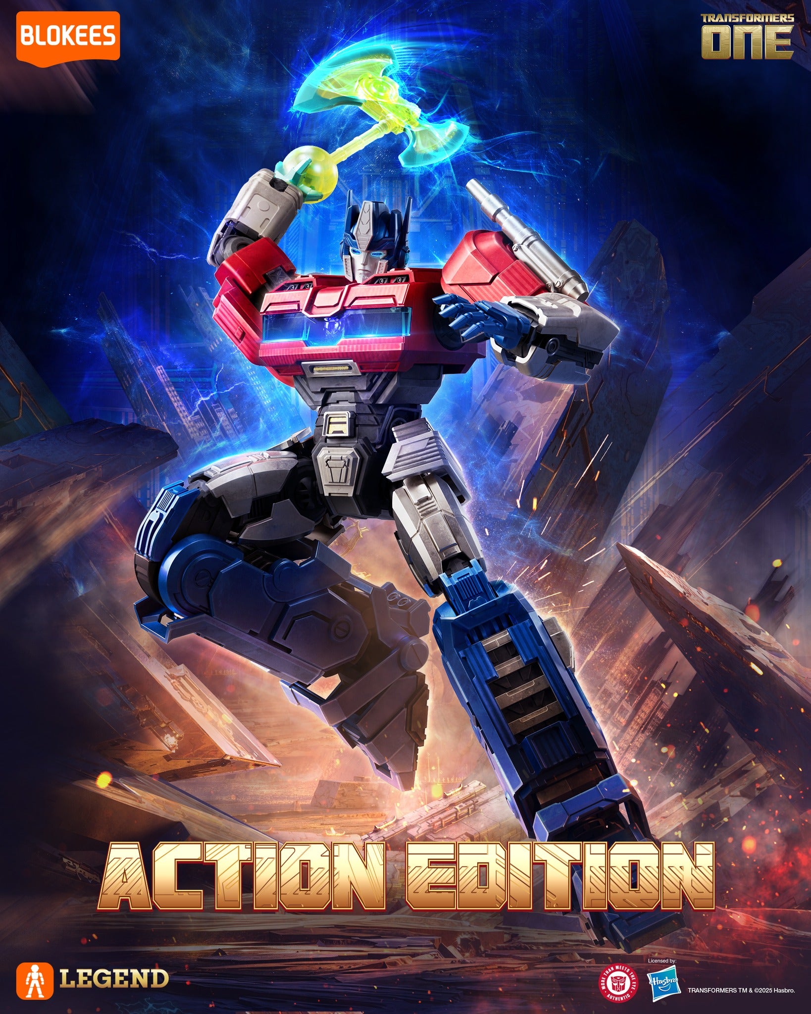 Transformers Action Edition 04 ONE Optimus Prime - Blokees