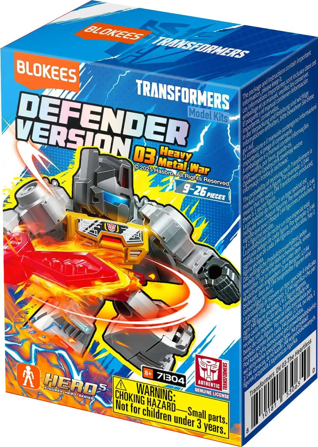 Transformers Defender Version 03 The Heartless 12 in 1 - Blokees