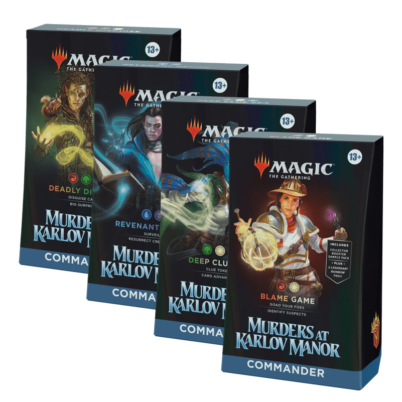 MTG: Murders at Karlov Manor Commander Deck Display