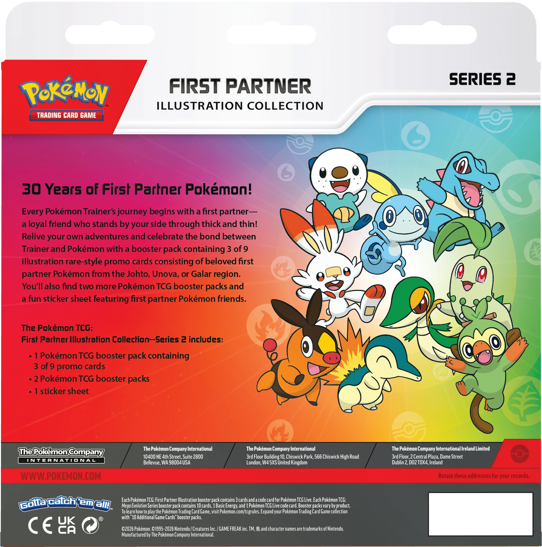 Pokemon TCG: First Partner- Illustration Collection (Series 2)