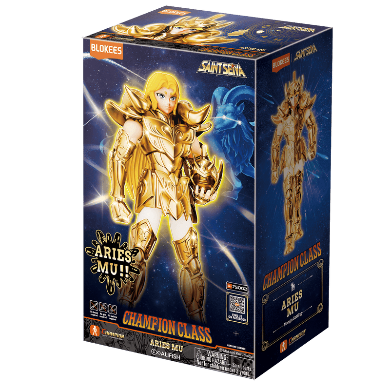 PREVENTA - Blokees - Saint Seiya Clase Champion - Aries Mu Manga