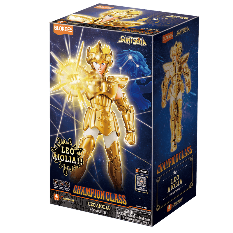 PREVENTA - Blokees - Saint Seiya Clase Champion - Leo Aiolia Manga