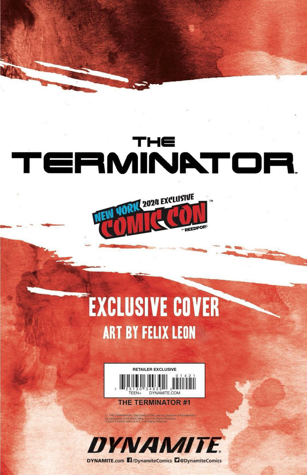 COMIC - TERMINATOR (2025) #1 ART FELIX LEONEL B&W VIRGIN